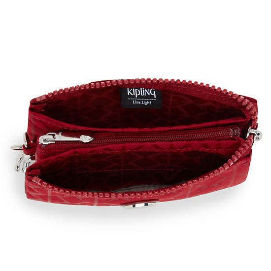 Kipling Creativity Small Klassieke Pouch Tassen Rood | België 1108IL